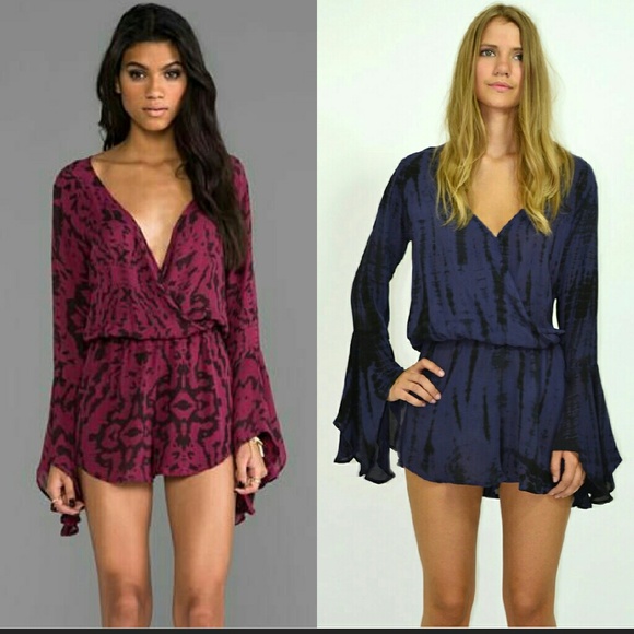 New indah 100% silk parnell romper plum purple xs - Picture 3 of 4