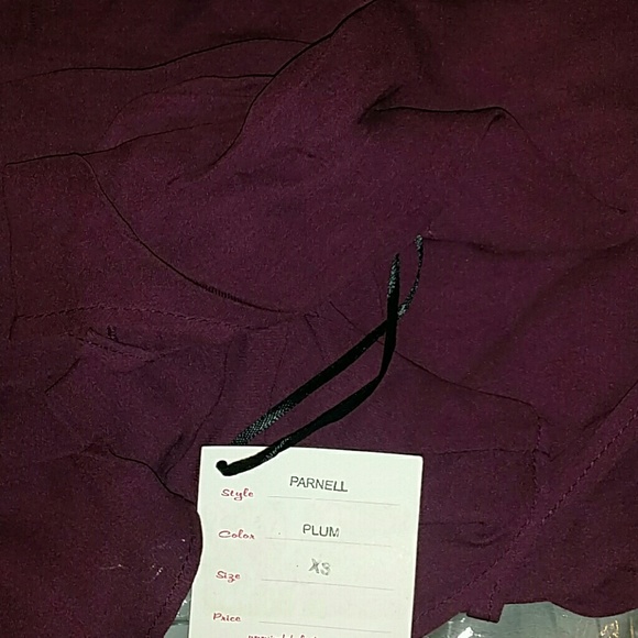 New indah 100% silk parnell romper plum purple xs - Picture 4 of 4