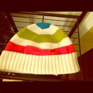Kate Spade Hudson Stripe Multi Hat and Mittens