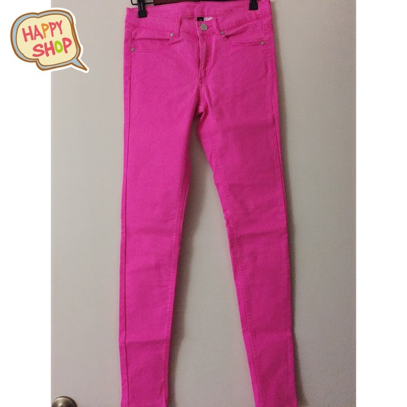 H&M Hot Pink Skinny Jeans