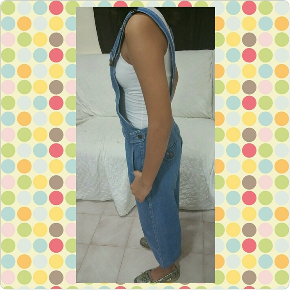 ❌Sold❌70s Vintage Hang Ten Cropped Length overalls - Picture 4 of 4