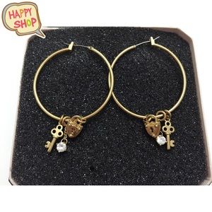 Juicy Couture Gold Hoop Earrings