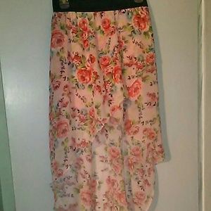 High low skirt