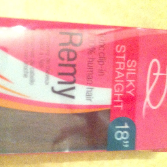 Brown hair extensions/weave 18in