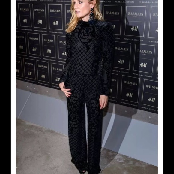 Balmain H&M pant top set