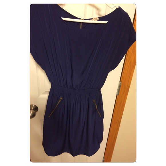 Batwing style mini dress