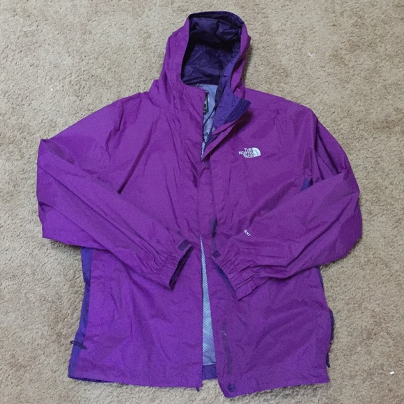 The North Face Jackets & Blazers - Purple North Face Raincoat