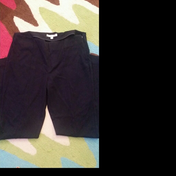 Navy dress cabi slacks, straight legged