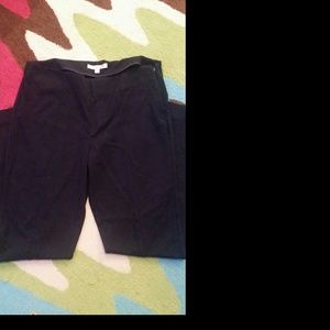 Navy dress cabi slacks, straight legged