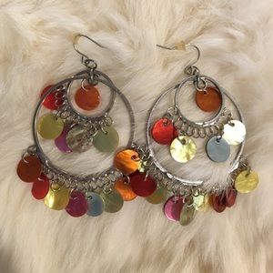 Shell dangle earrings