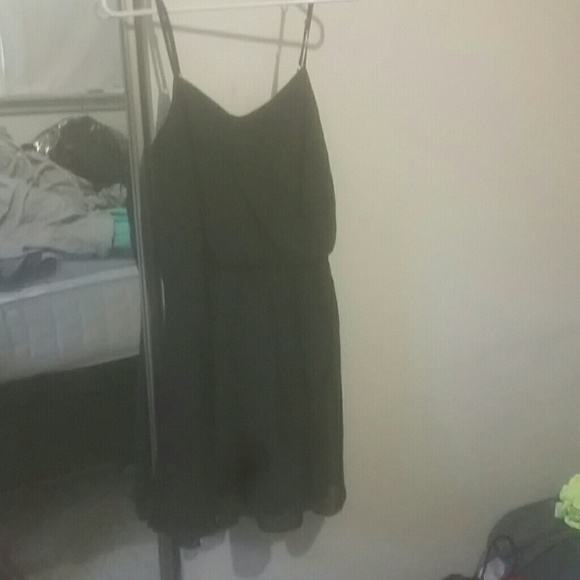 Black cocktail dress