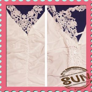 White Laced Halter like top