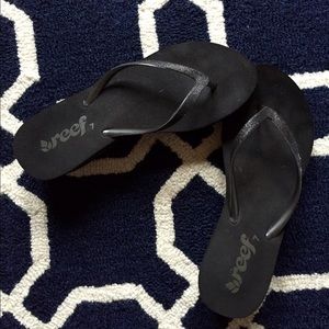 Reef shimmer wedge sandals
