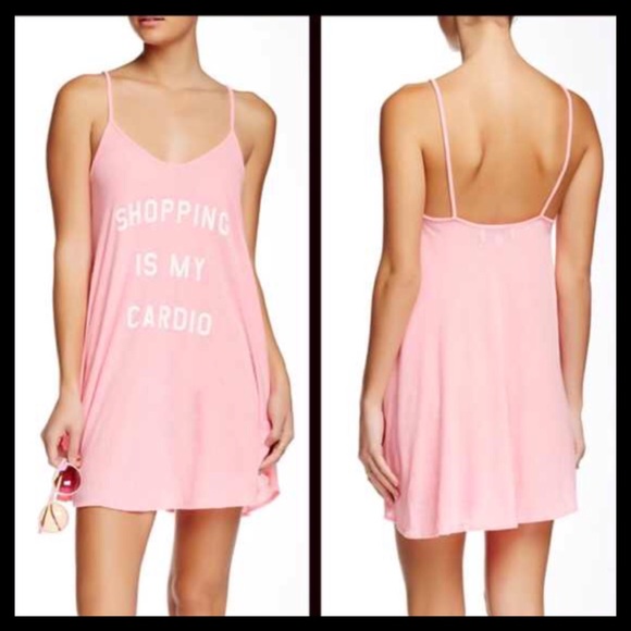 ❌SOLD❌ WILDFOX DRESS Shopping Is My Cardio - Picture 2 of 4