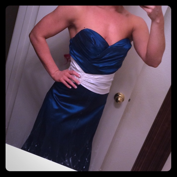 Navy Blue formal dress- MOVING, MUST GO!