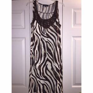 Zebra Print Dress