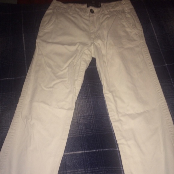 White American Eagle Khakis