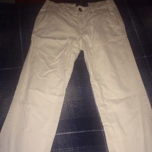 White American Eagle Khakis