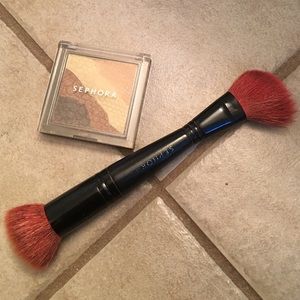 Sephora bronzer and brush