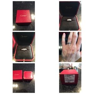 Cartier ring love me stack rings