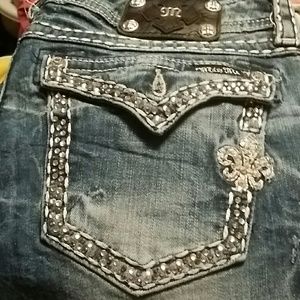 Miss me Jean's! Boot cut slightly used?