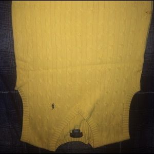 Yellow Polo Sweater Vest