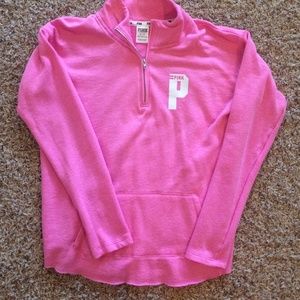 Pink half zip up