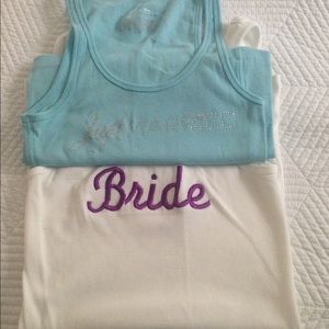 Bride tank tops