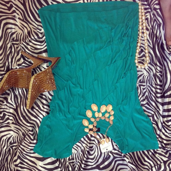 🐎Teal Ruffled Blouse🐎