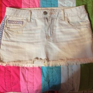 Hollister jean skirt size 5