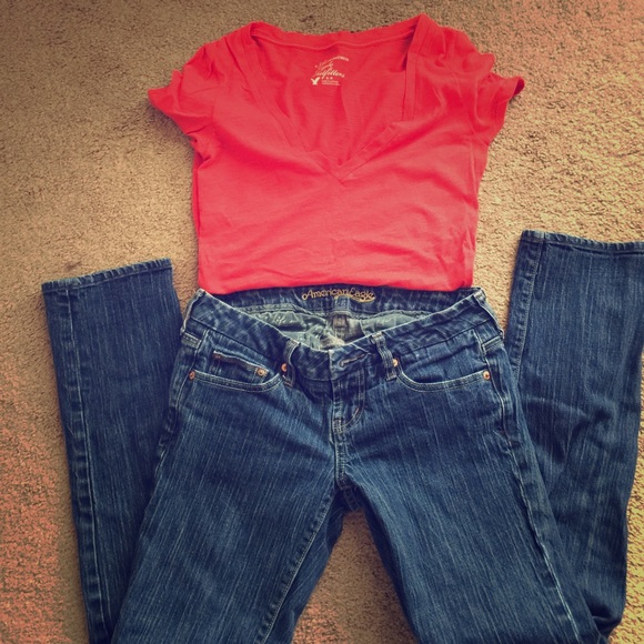 American Eagle Outfitters Denim - American Eagle Jeans and top
