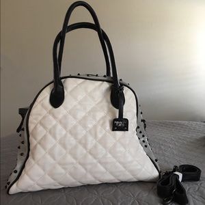 Quilted Stud Dome Satchel