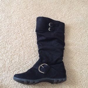 Black boots. Worn once