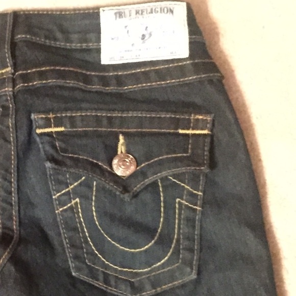 True Religion Dark Wash Skinny Jean