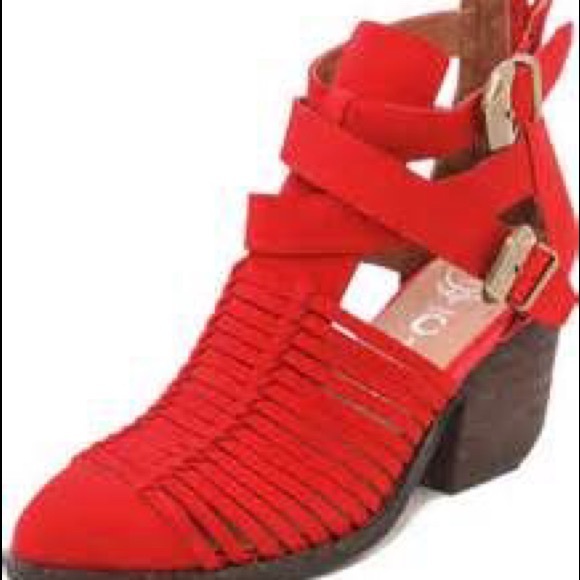 ❤️JEFFREY CAMPBELL STILLWELL RED SHOES❤️