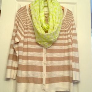 Sonoma sweater with Apt. 9 scarf