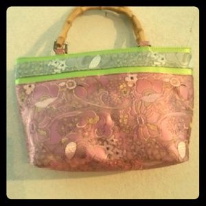 Japanese floral purse