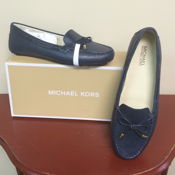 Michael Kors Shoes - Michael Kors Navy daisy Moc, New