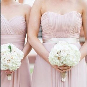 Pale Blush Pink Bridesmaid Dress
