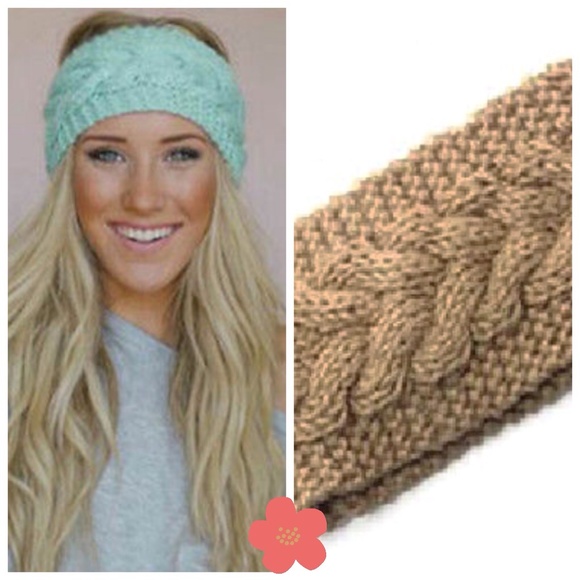 Accessories - Brown Crochet Headband
