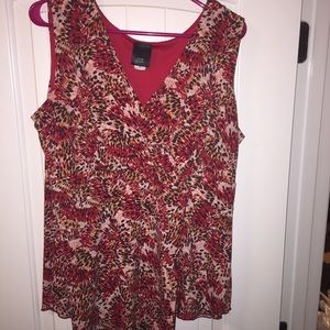 Sleeveless blouse