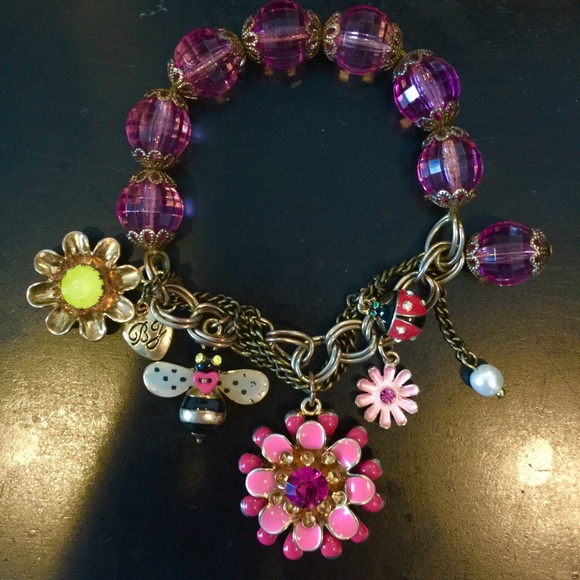 Spring Floral Betsey Johnson Bracelet