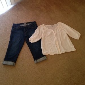 Old Navy Capri Jeans