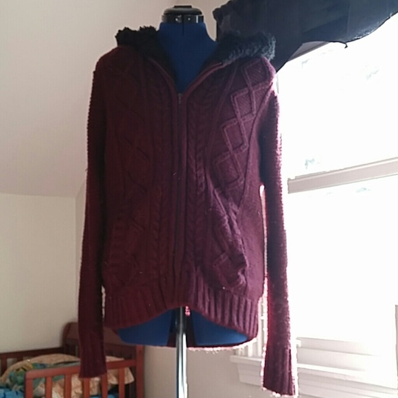Super warm thick knit hoodie
