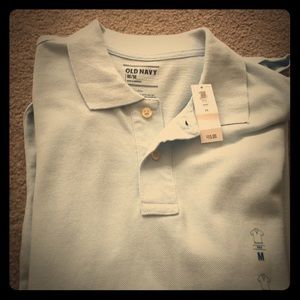 Men's Old Navy baby blue polo