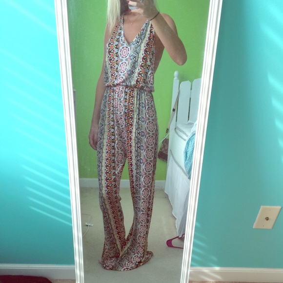 NEW Open back halter jumpsuit