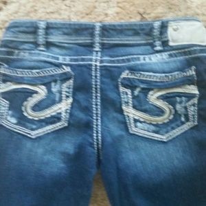 Silver jeans