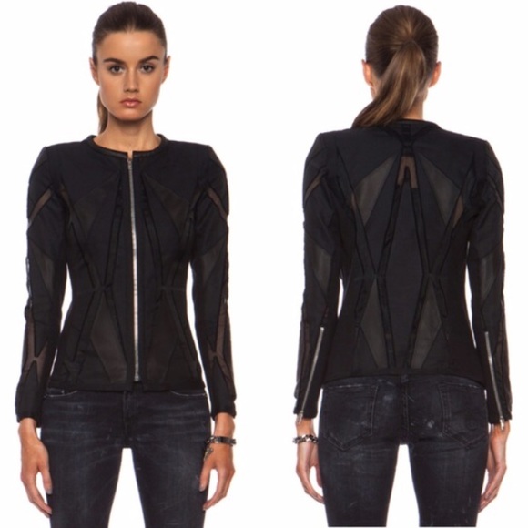 IRO Allegra Mesh-Inset Jacket - Picture 2 of 3