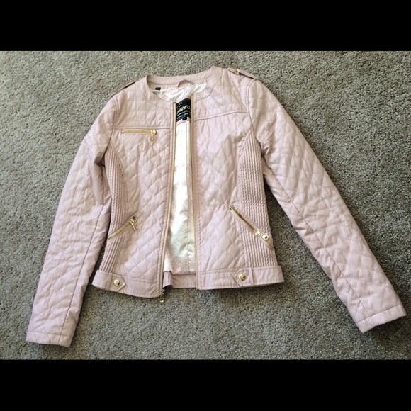 XS gorgeous guess quilted leather jacket! - Picture 2 of 4