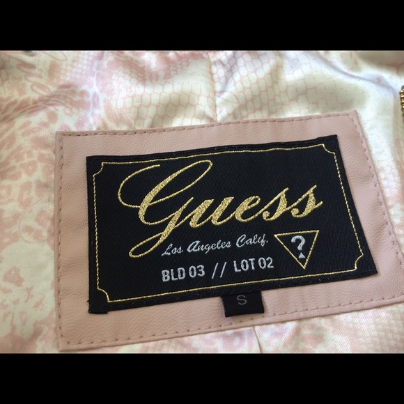 XS gorgeous guess quilted leather jacket! - Picture 4 of 4